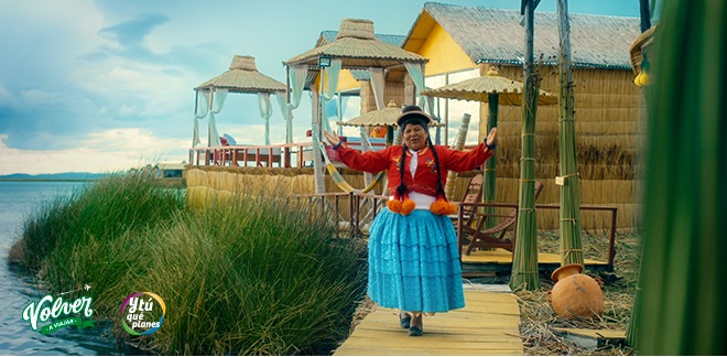 recibimiento en Isla de Uros forma parte de la campaña para reactivar el turismo formal en el Perú